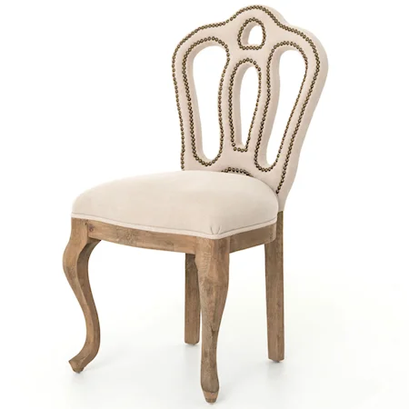 Jillian Dining Chair with Upholstered Splat Back